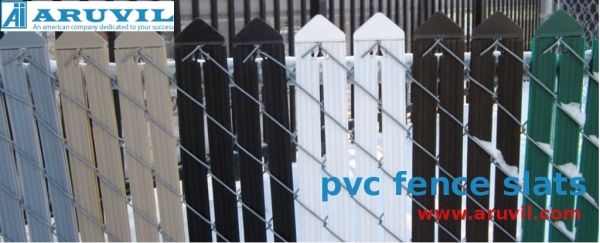 pvc fence slats